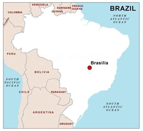 brasilien karte hauptstadt